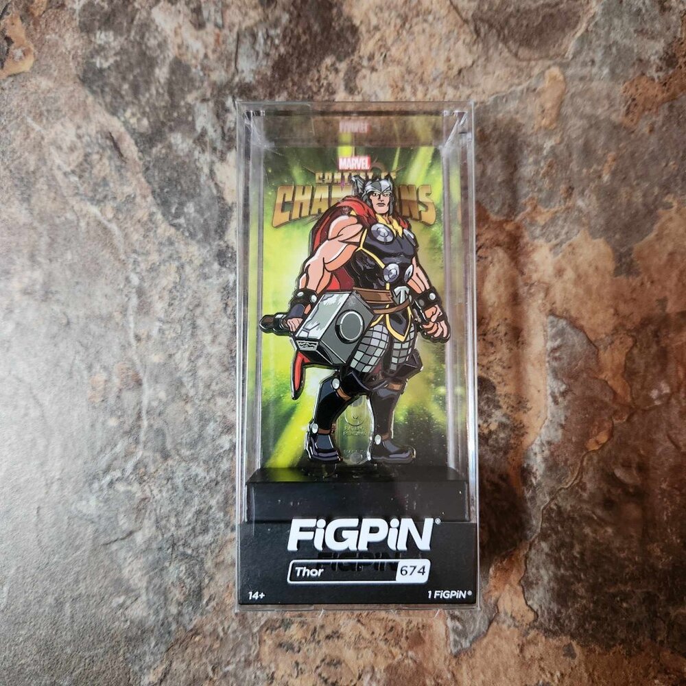 Marvel Contest of Champions Thor 674 Figpin - NWT